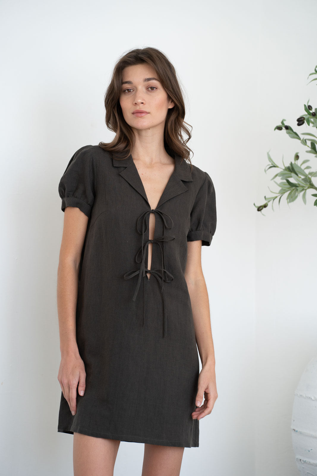 Pardon My French Babydoll Mini Dress