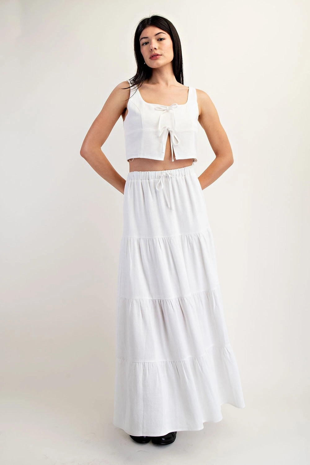 The Paloma Tiered Maxi Skirt