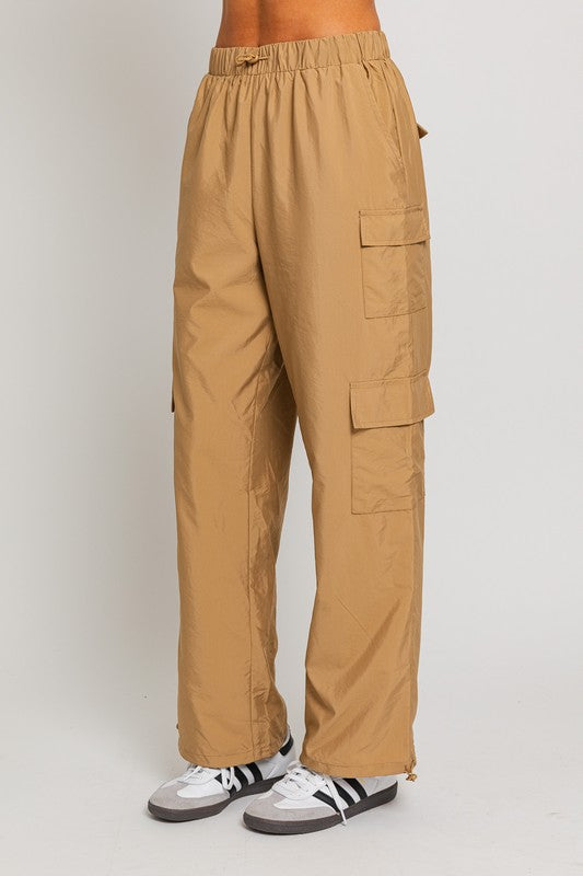TAN CARGO PANTS