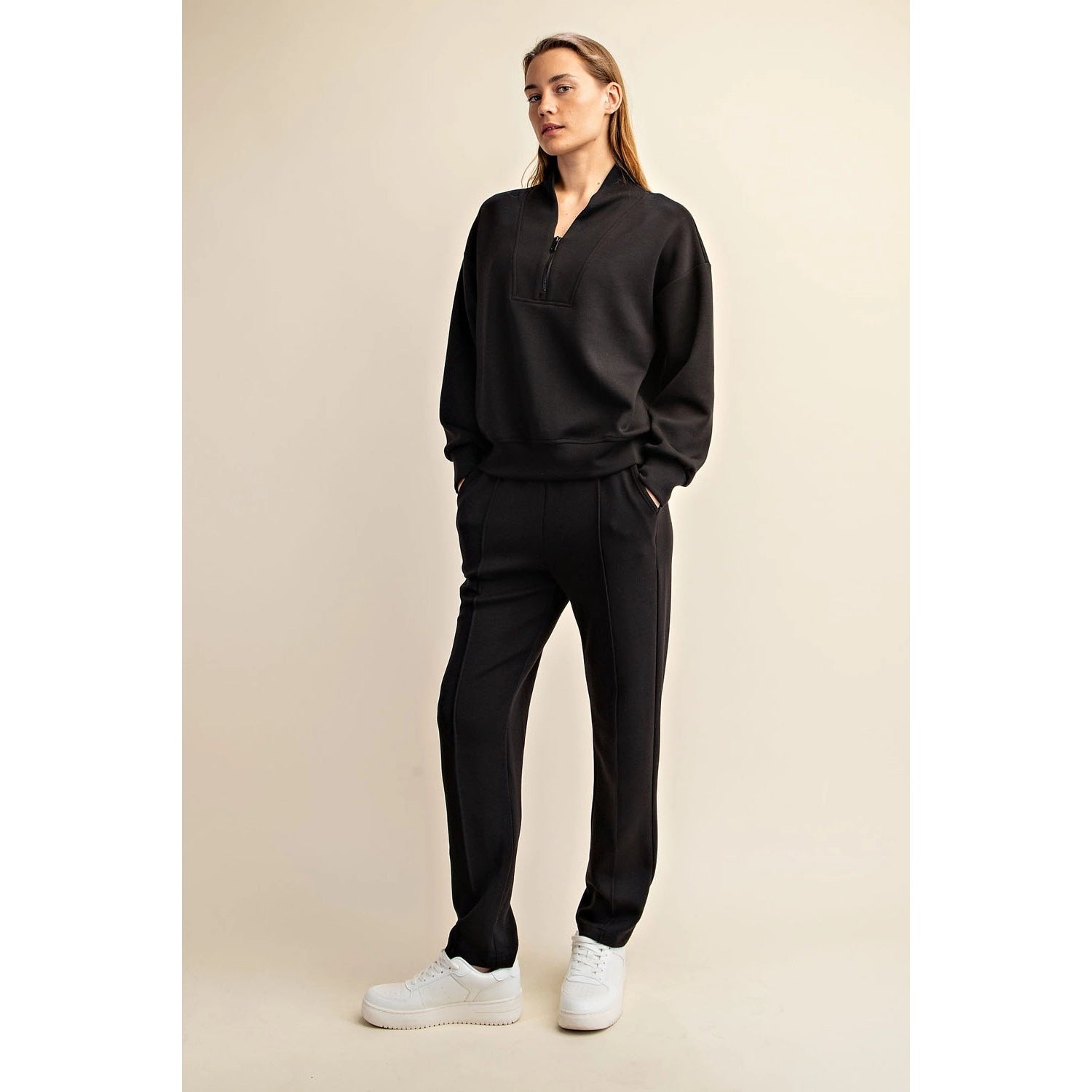 LuxeScape Modal Cargo Jogger Black
