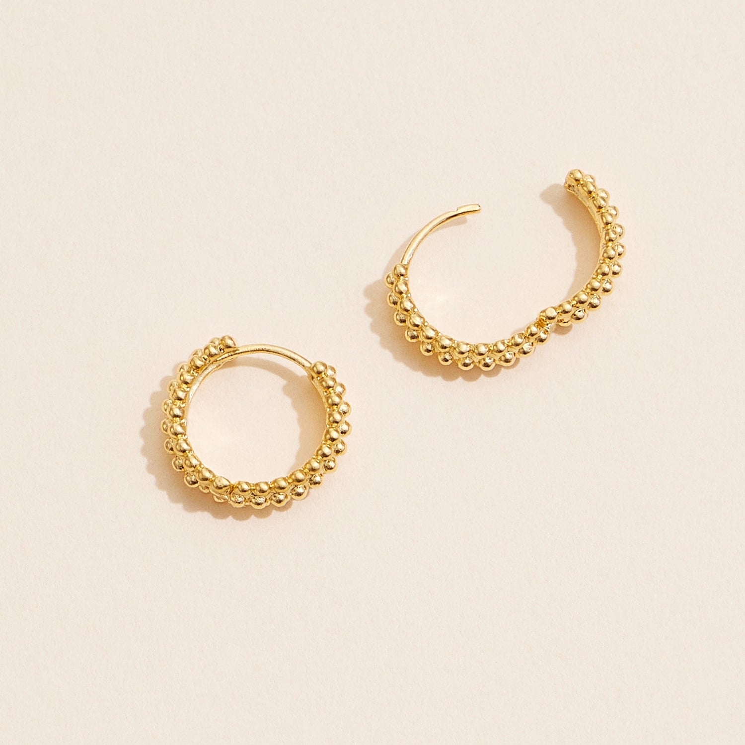 Luna Pearl Bubble Hoops