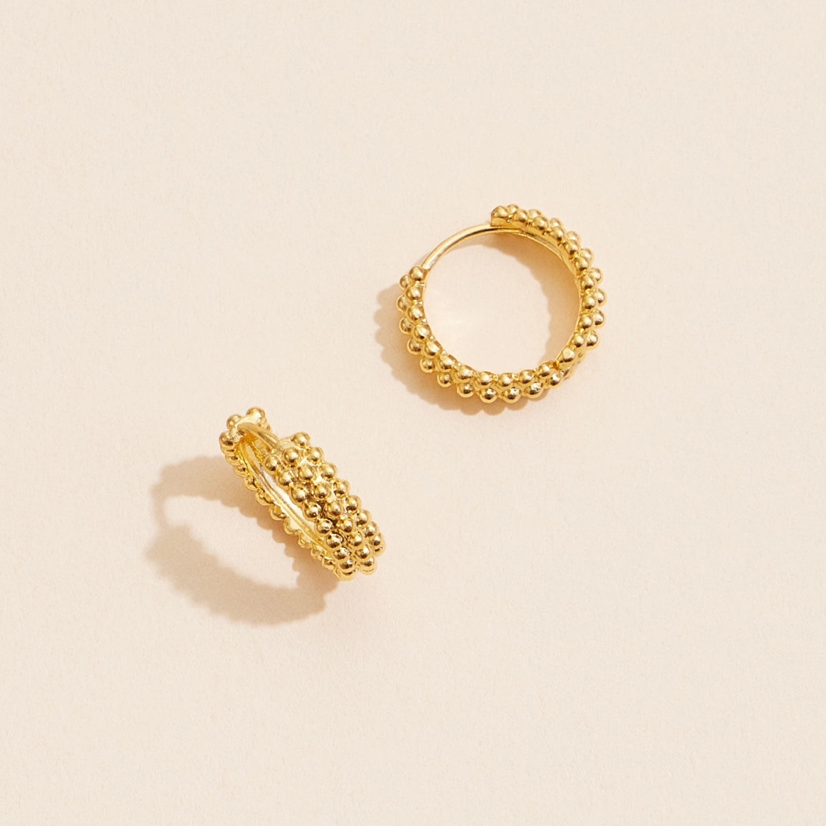Luna Pearl Bubble Hoops