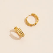 Luna Pearl Bubble Hoops