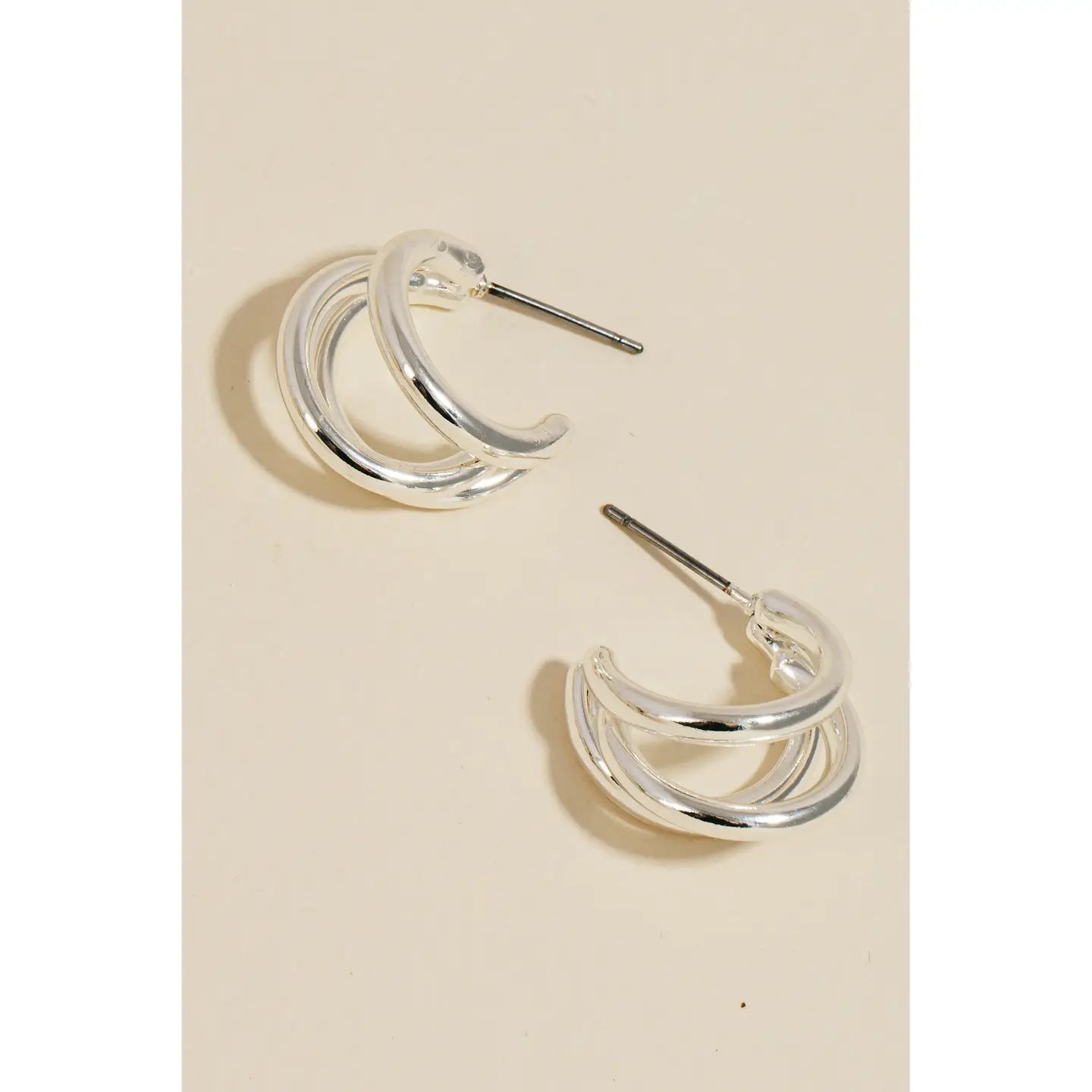 TRIPLE HOOP SILVER