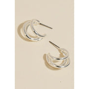 TRIPLE HOOP SILVER