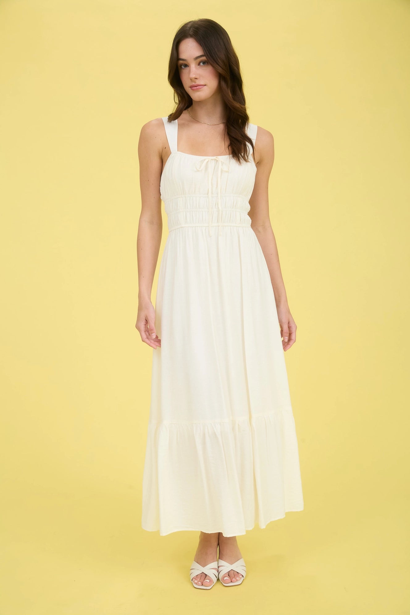 capri midi dress Capri Scroll Midi Dress