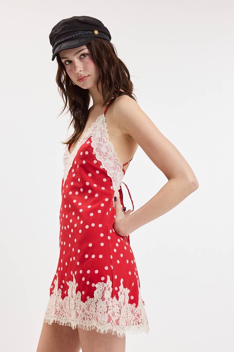Sweetheart Dot Mini Dress – Latch Boutique