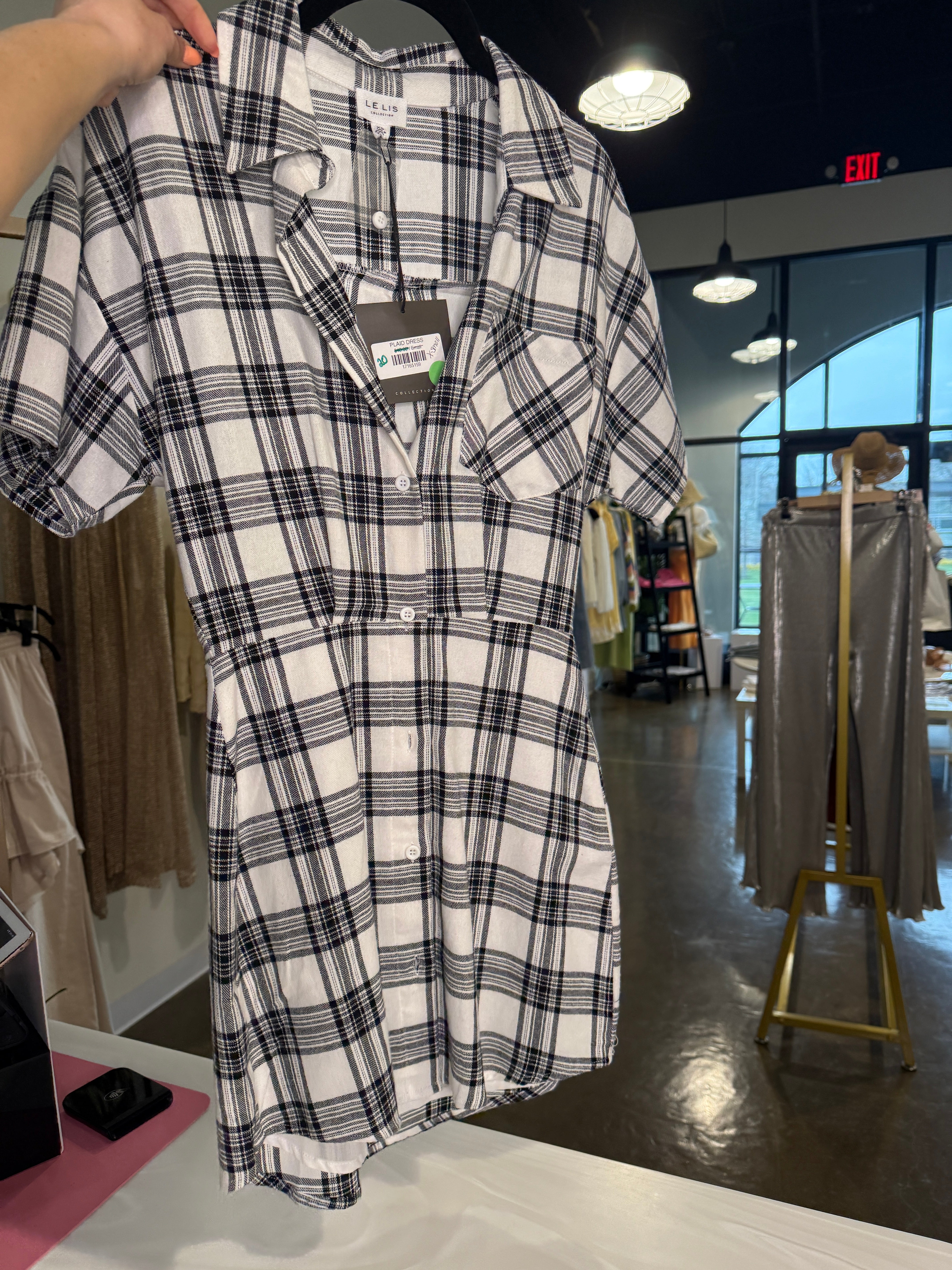 Plaid Dress