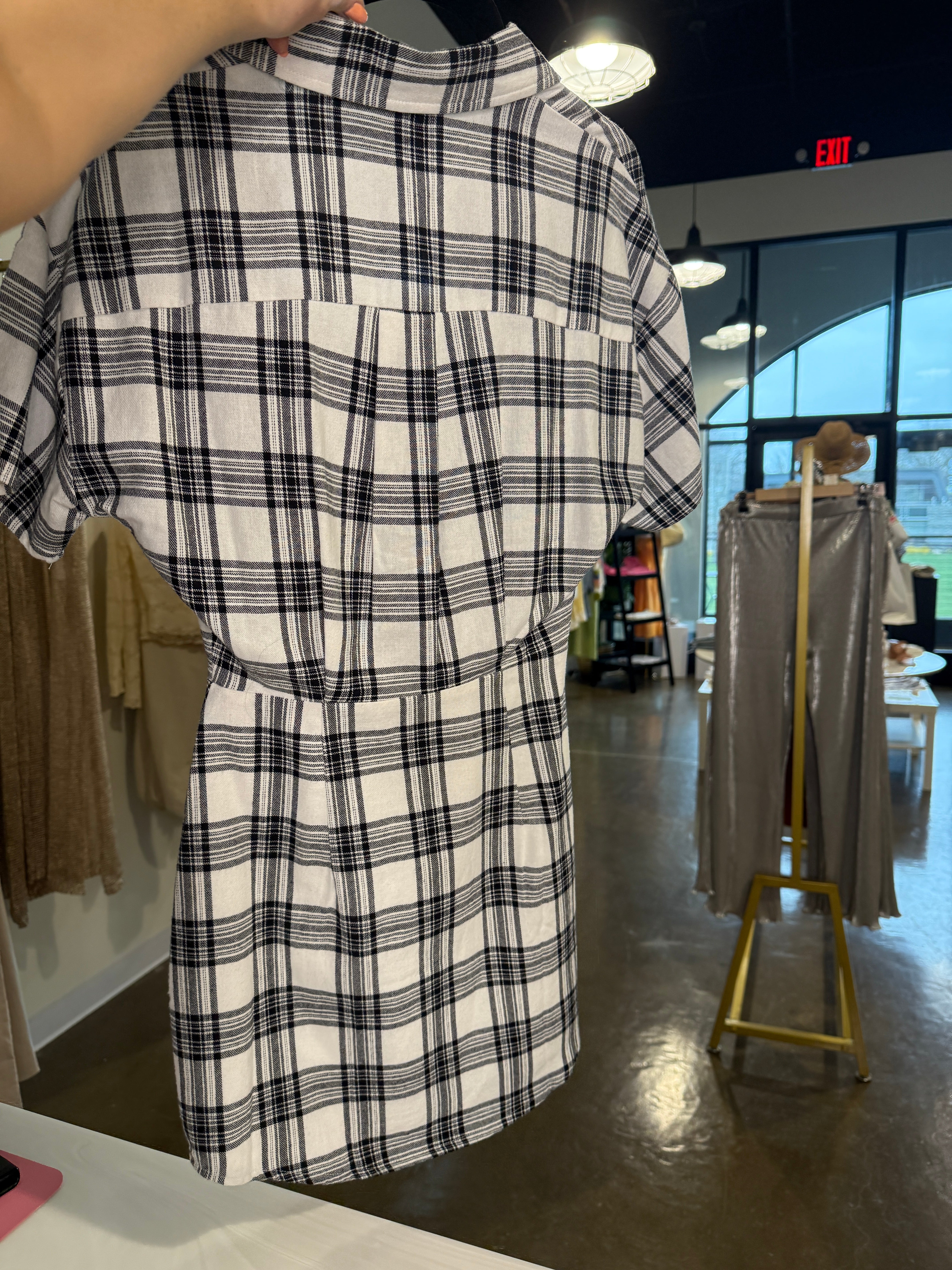 Plaid Dress