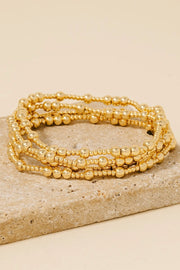 Gold Plated Bead Stack