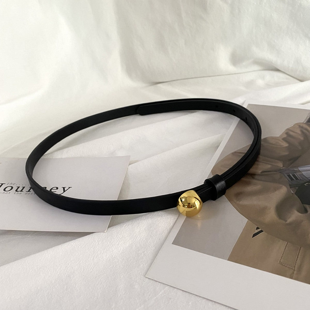 Gold Dot Chic Thin Belt