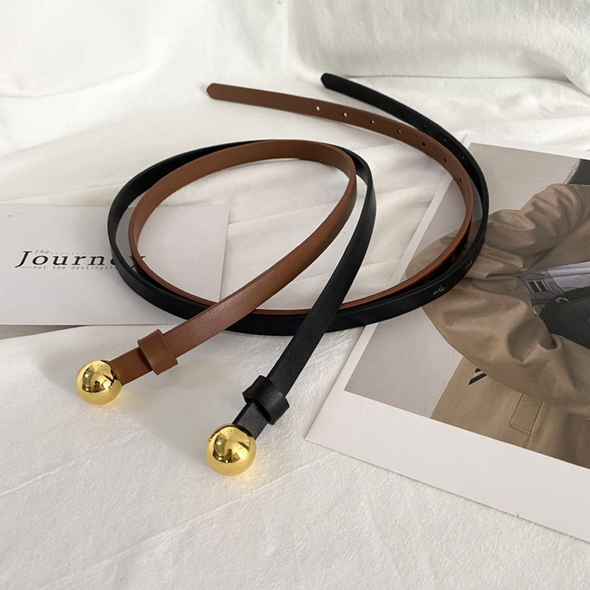 Gold Dot Chic Thin Belt