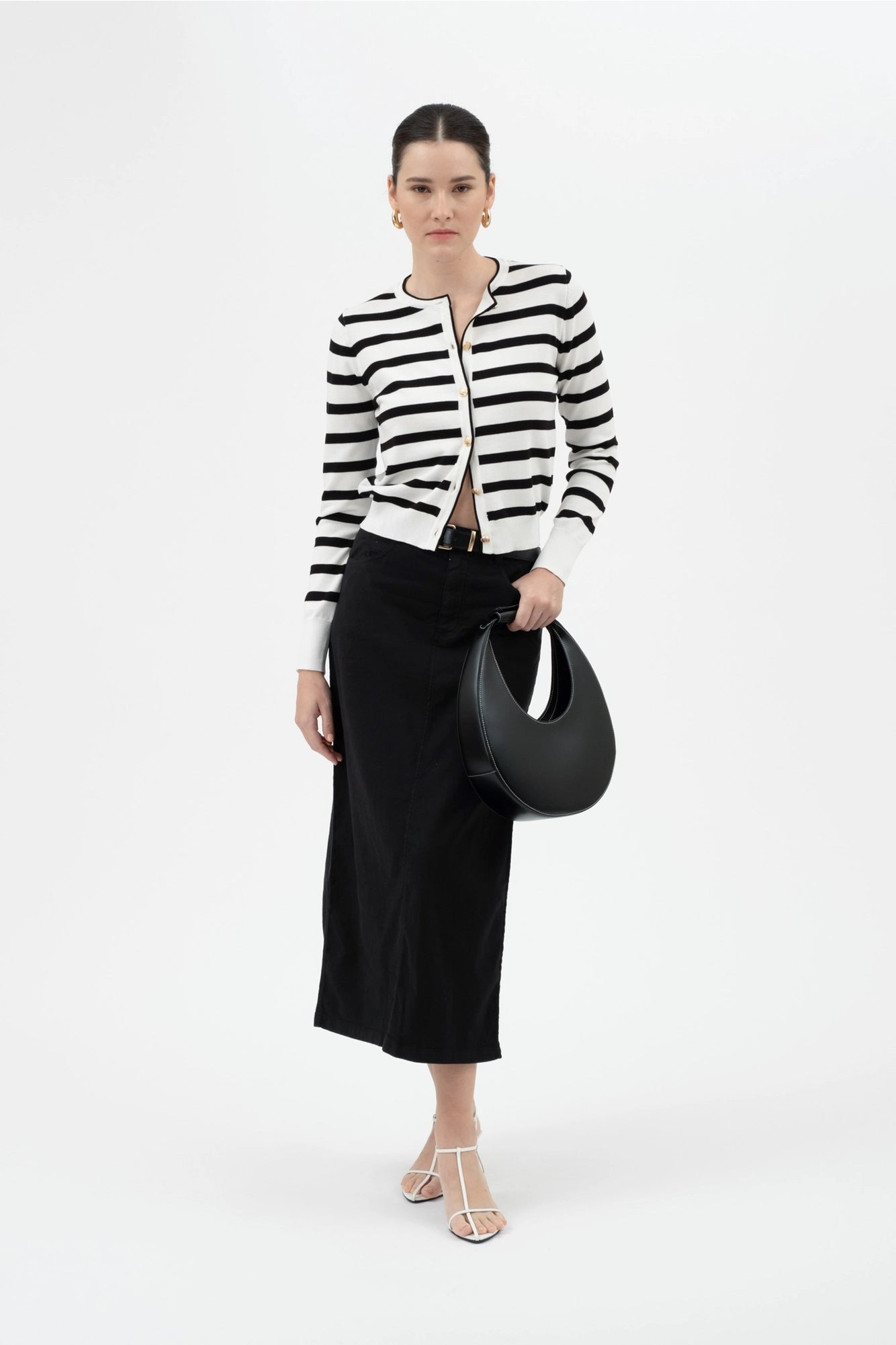 Sailor Stripes Button-Down Cardigan