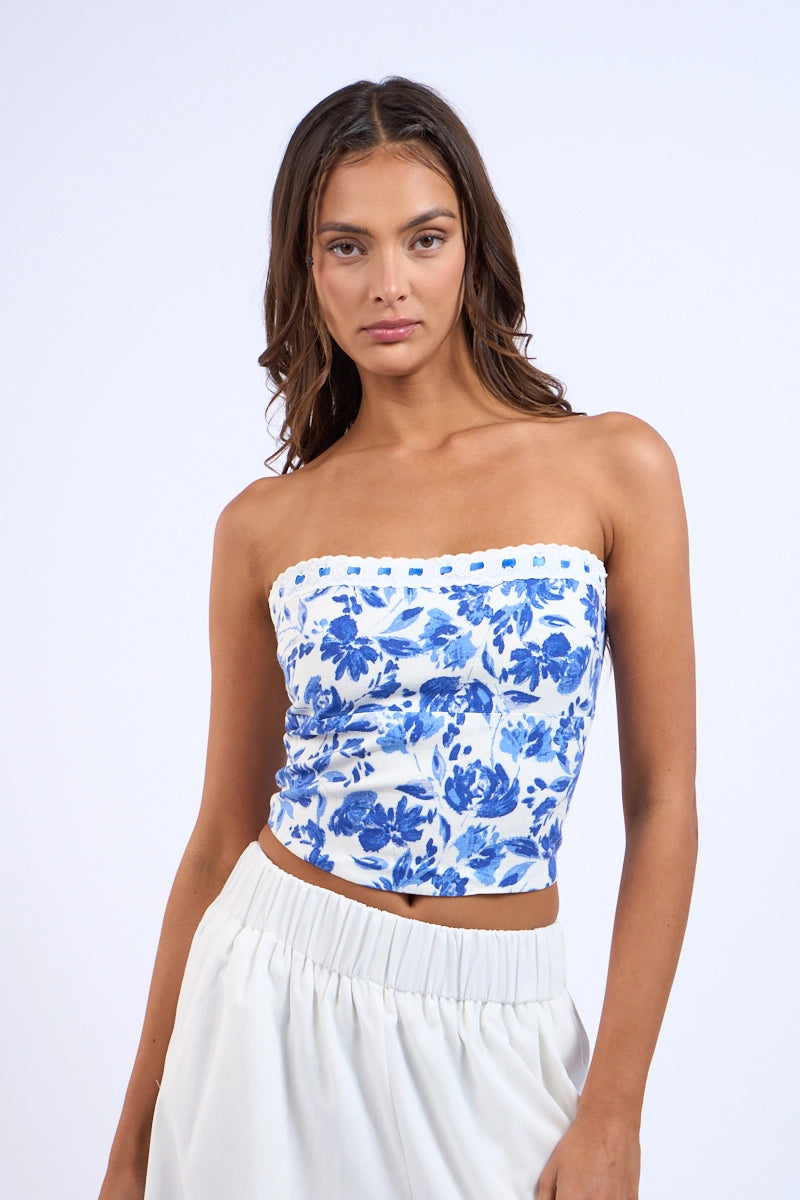 Santorini Lace Crop