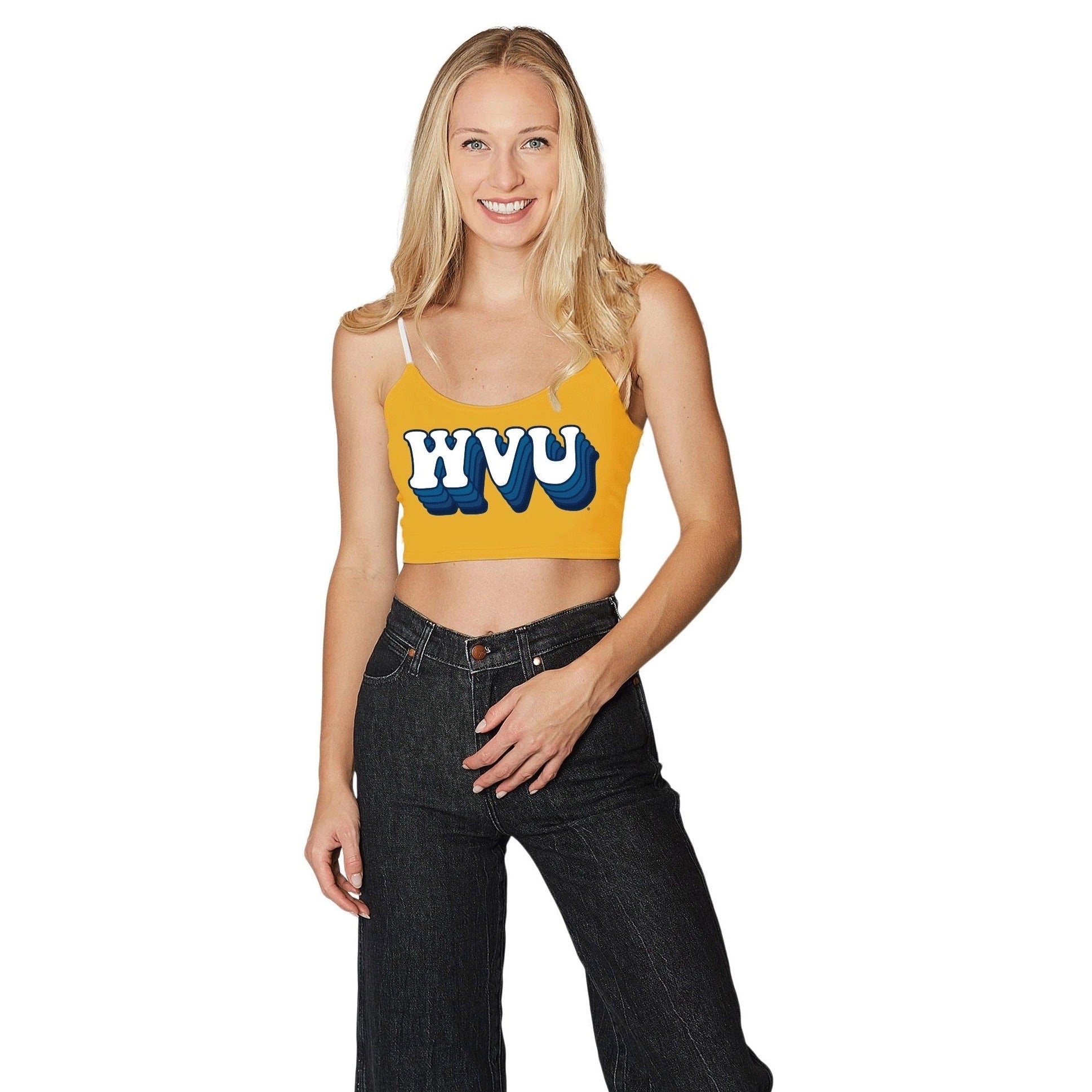 WVU Retro Crop