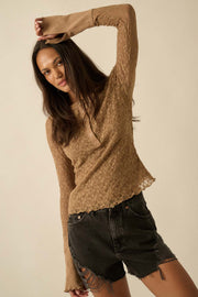 Honey Lace Henley