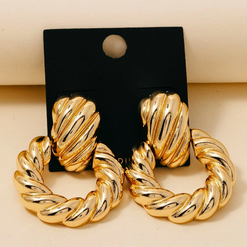 Golden Knockout Gold Dipped Earrings