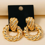 Golden Knockout Gold Dipped Earrings