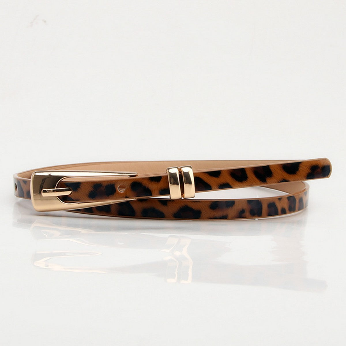 Leopard Luxe Thin Belt