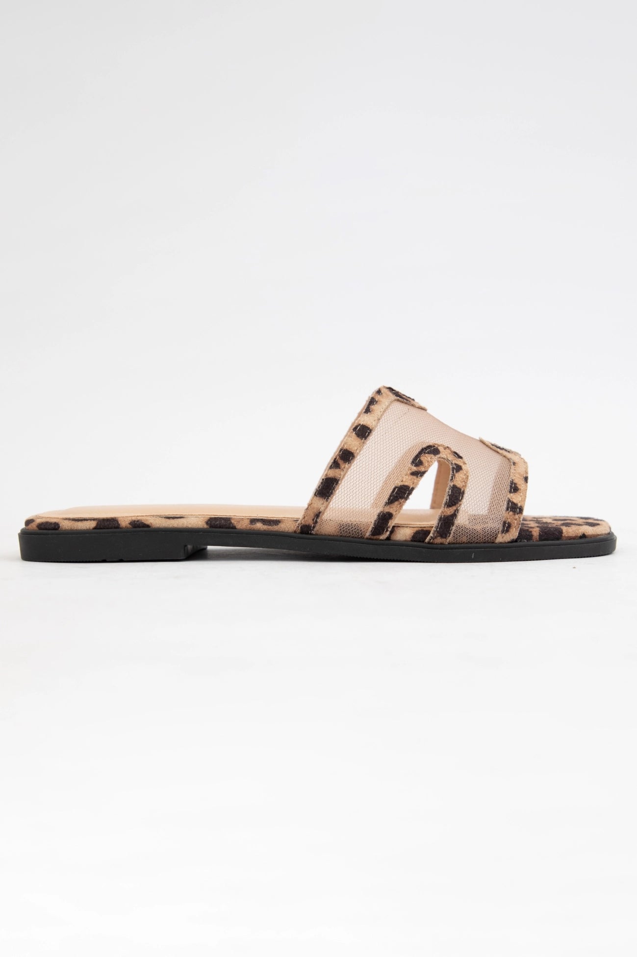 Leopard Sheer Sandal