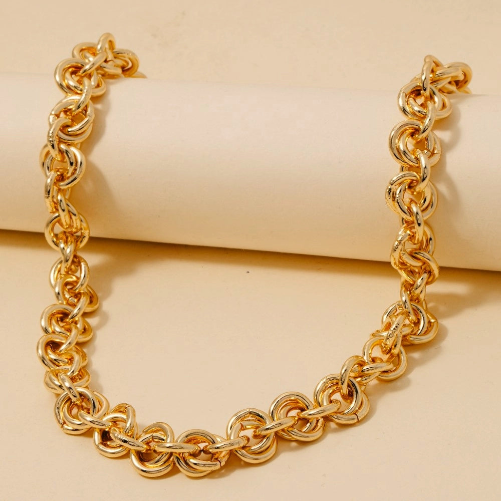 Luna Loop Cluster Necklace