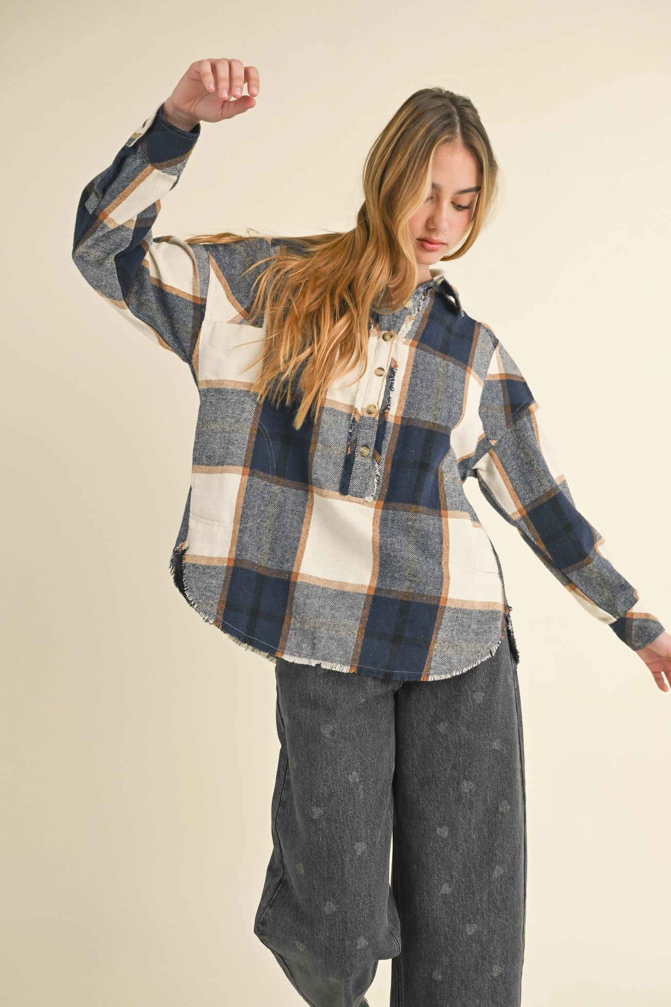 The Blue Lot Plaid Pullover