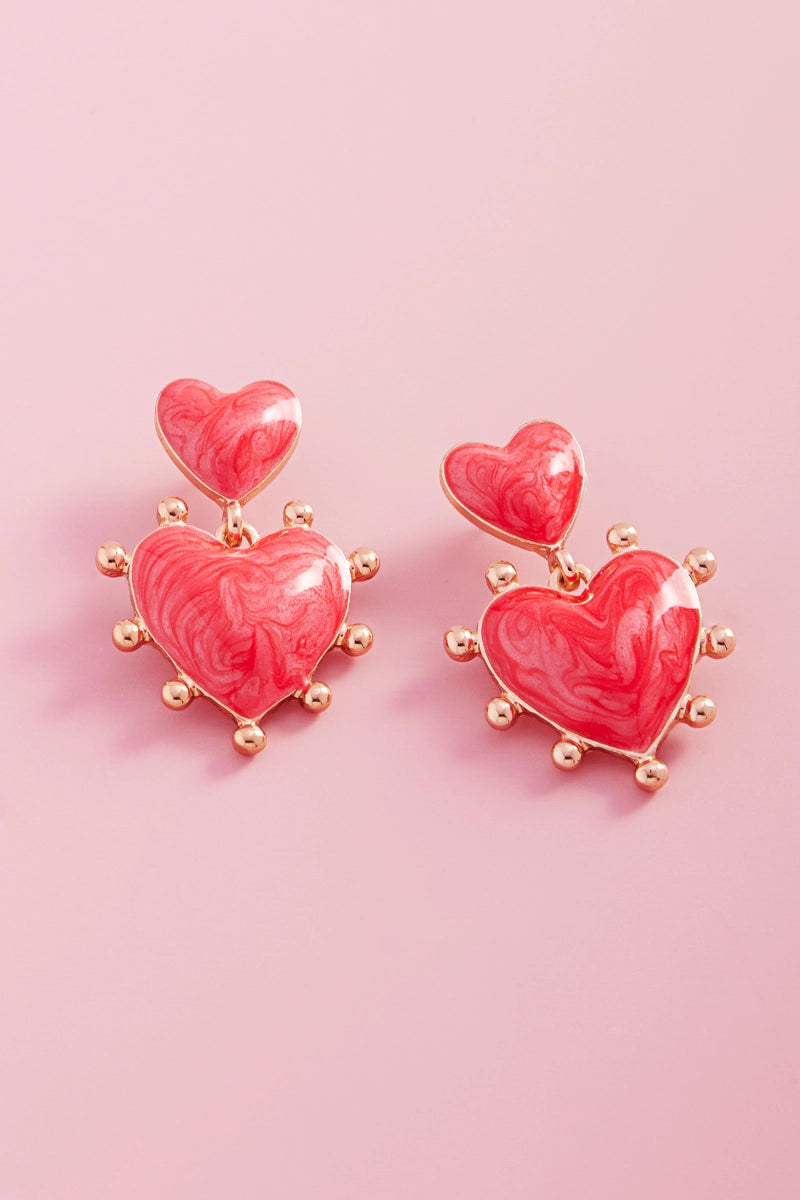 Candy Heart Earrings