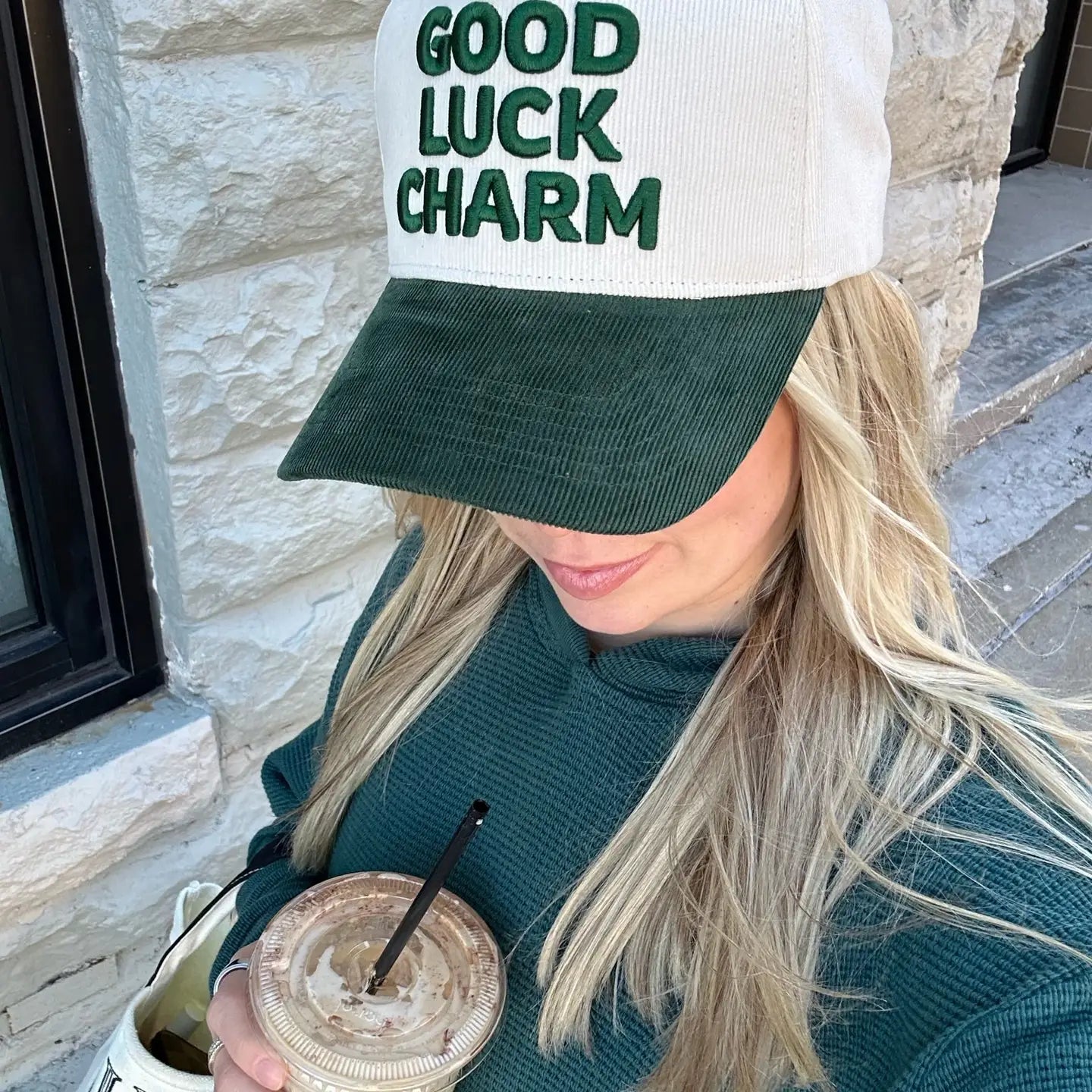 Lucky Charm Corduroy Cap