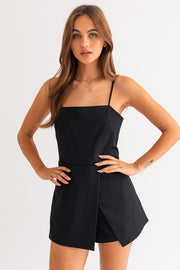 HORIZON ROMPER: BLACK