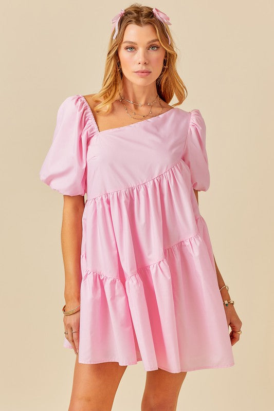 CHARLESTON DRESS: LT PINK