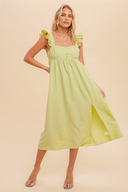 KEY LIME MIDI DRESS