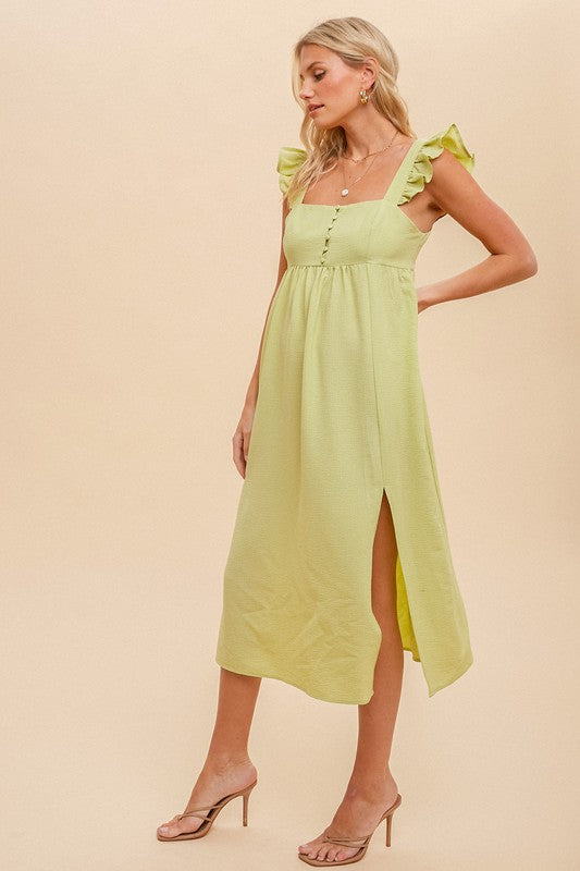 KEY LIME MIDI DRESS