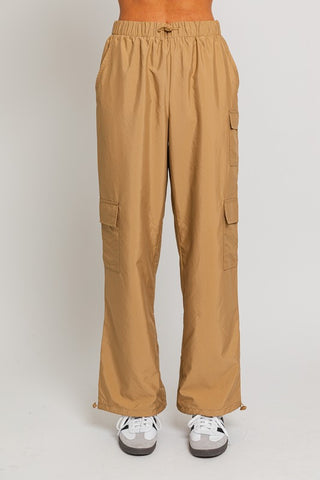 TAN CARGO PANTS