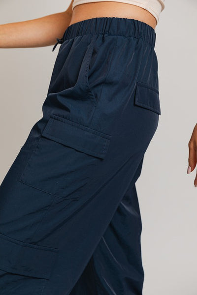 NAVY CARGO PANTS