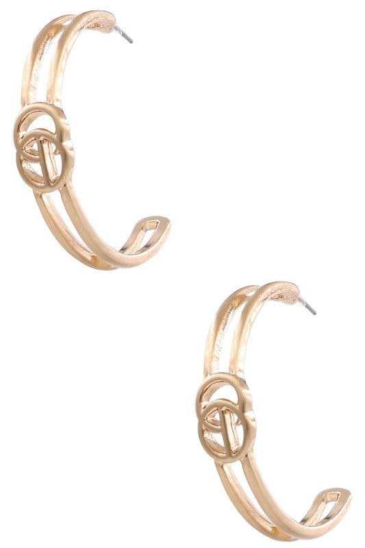 FLIRTY HOOP: GOLD