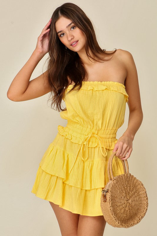 YELLOW GAMEDAY DRESS