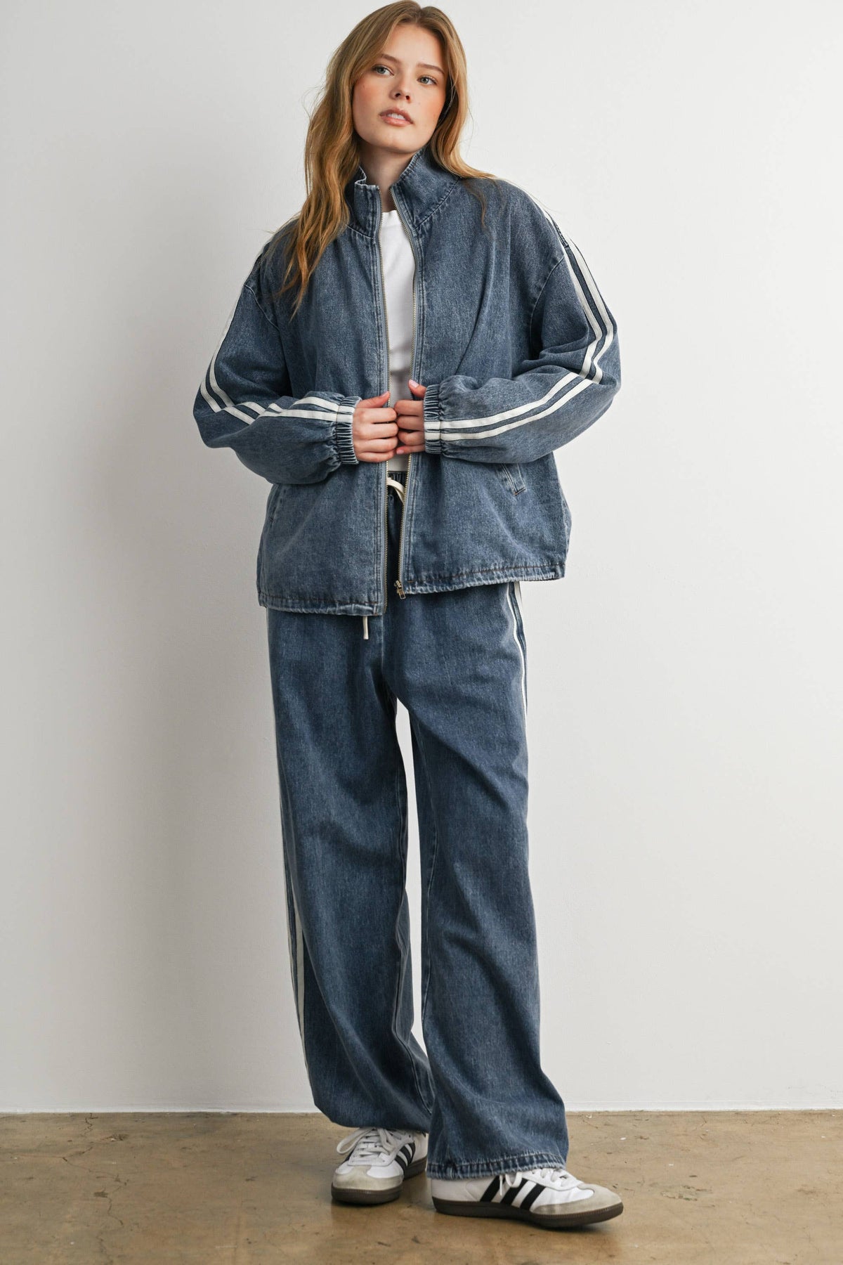 Positano Denim Track Pant