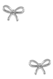 SILVER STUD BOWS