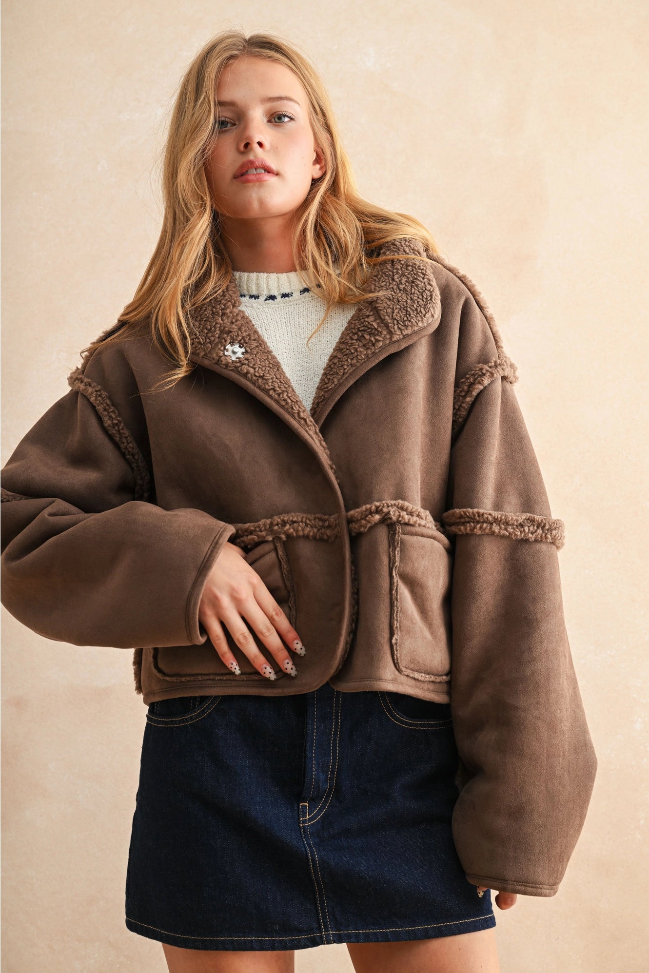 The Switch Up REVERSIBLE Jacket – Espresso Brown
