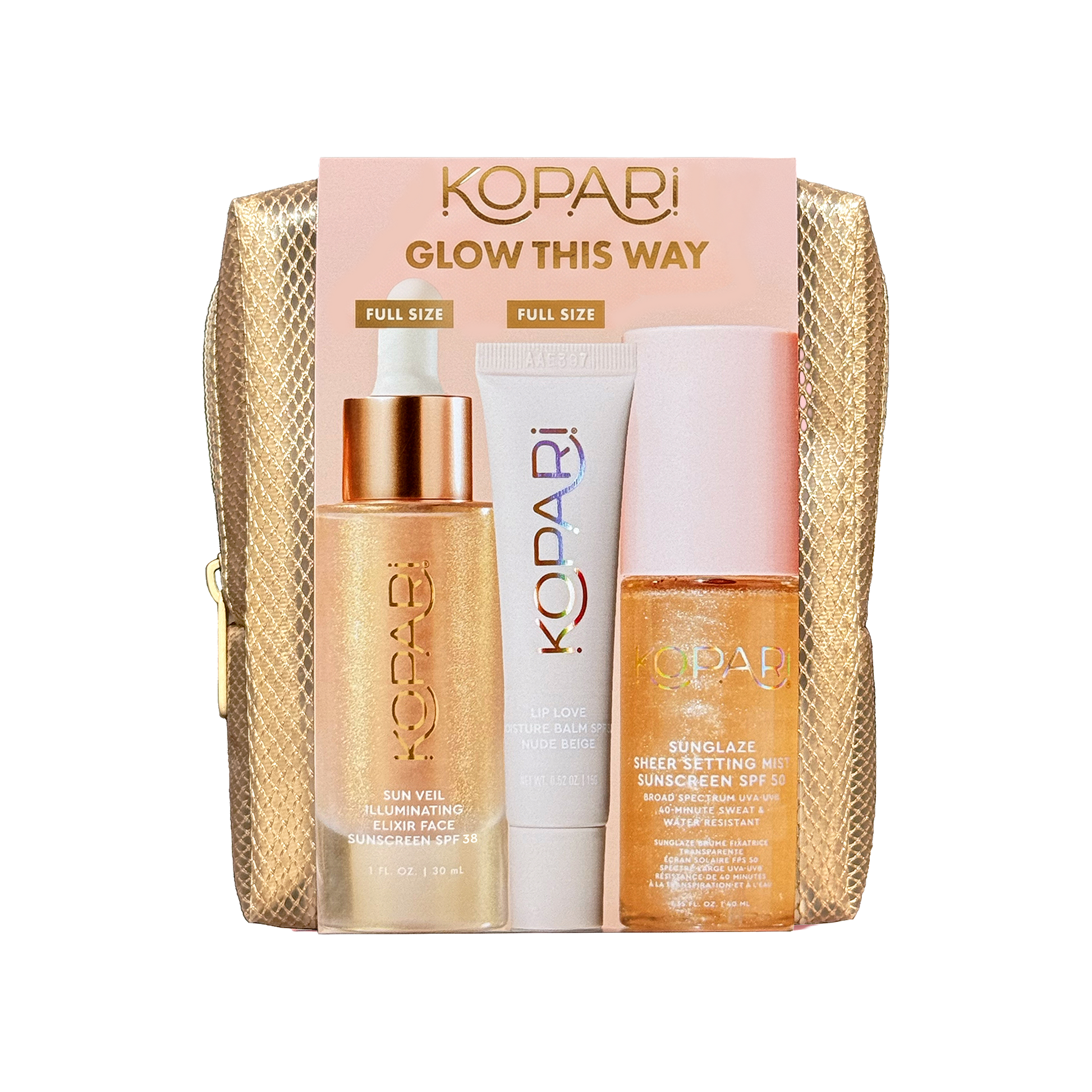 NEW! Glow This Way SPF Face Kit by Kopari