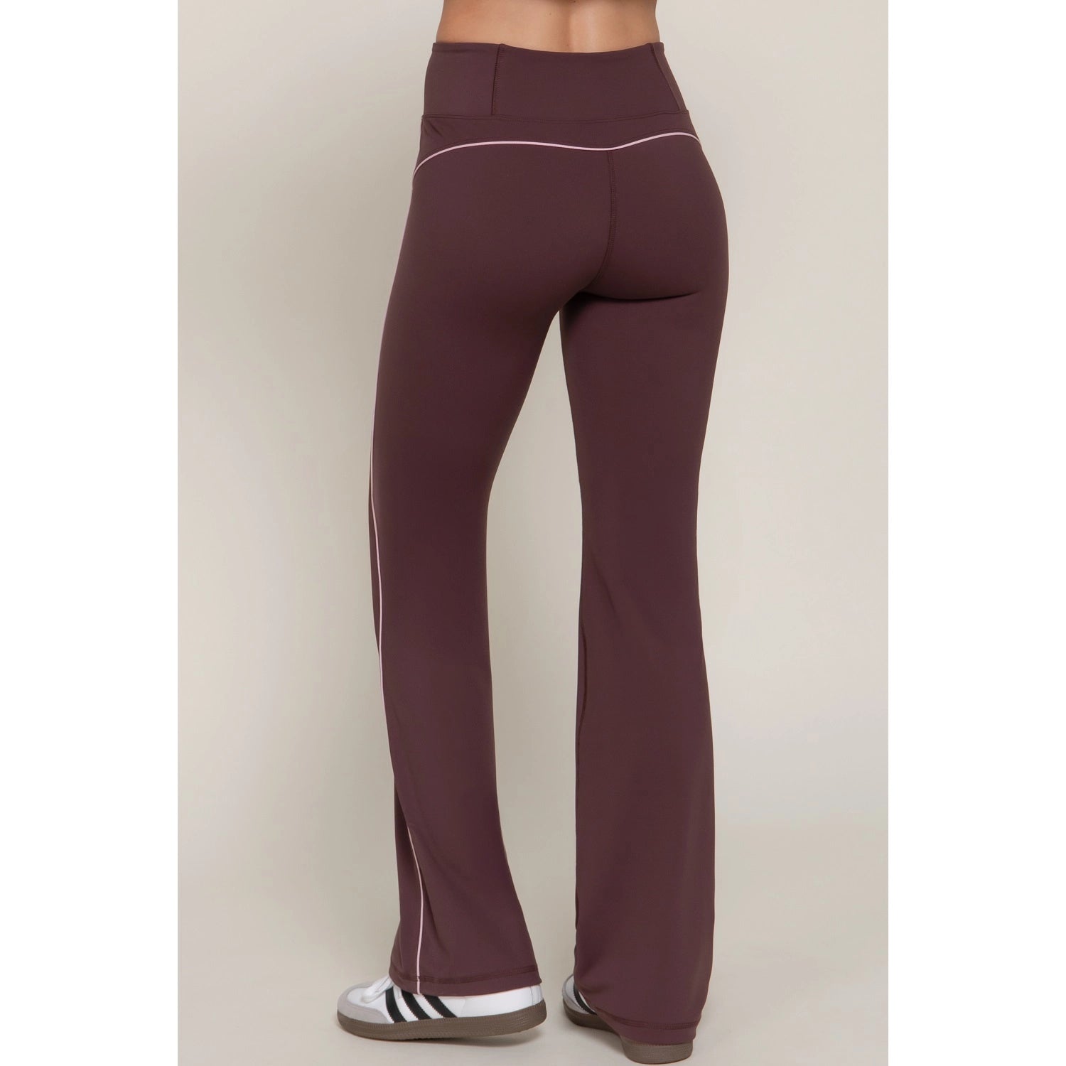 Plum Flare Yoga Pants