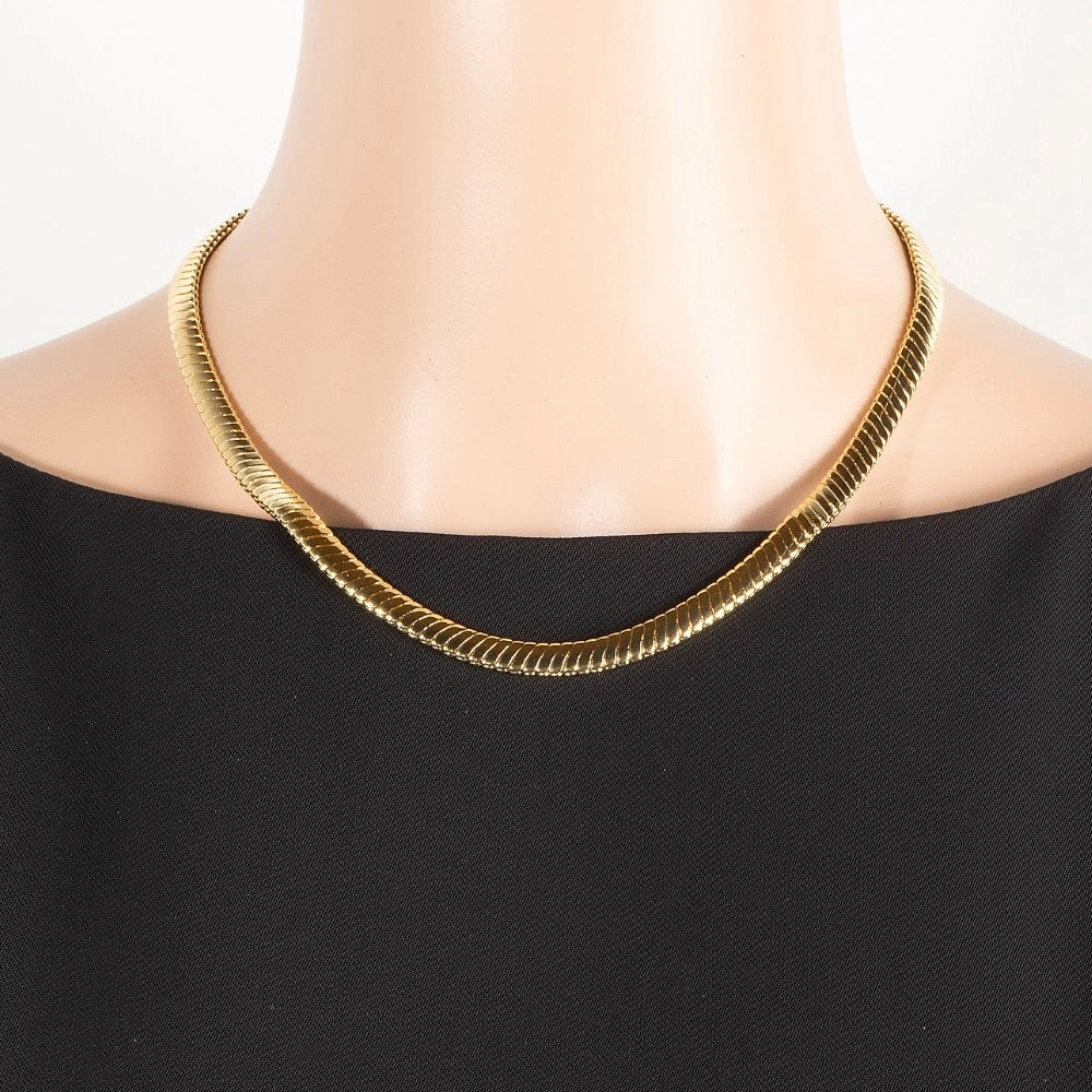 Gold Dipped Snake Chain Necklace
