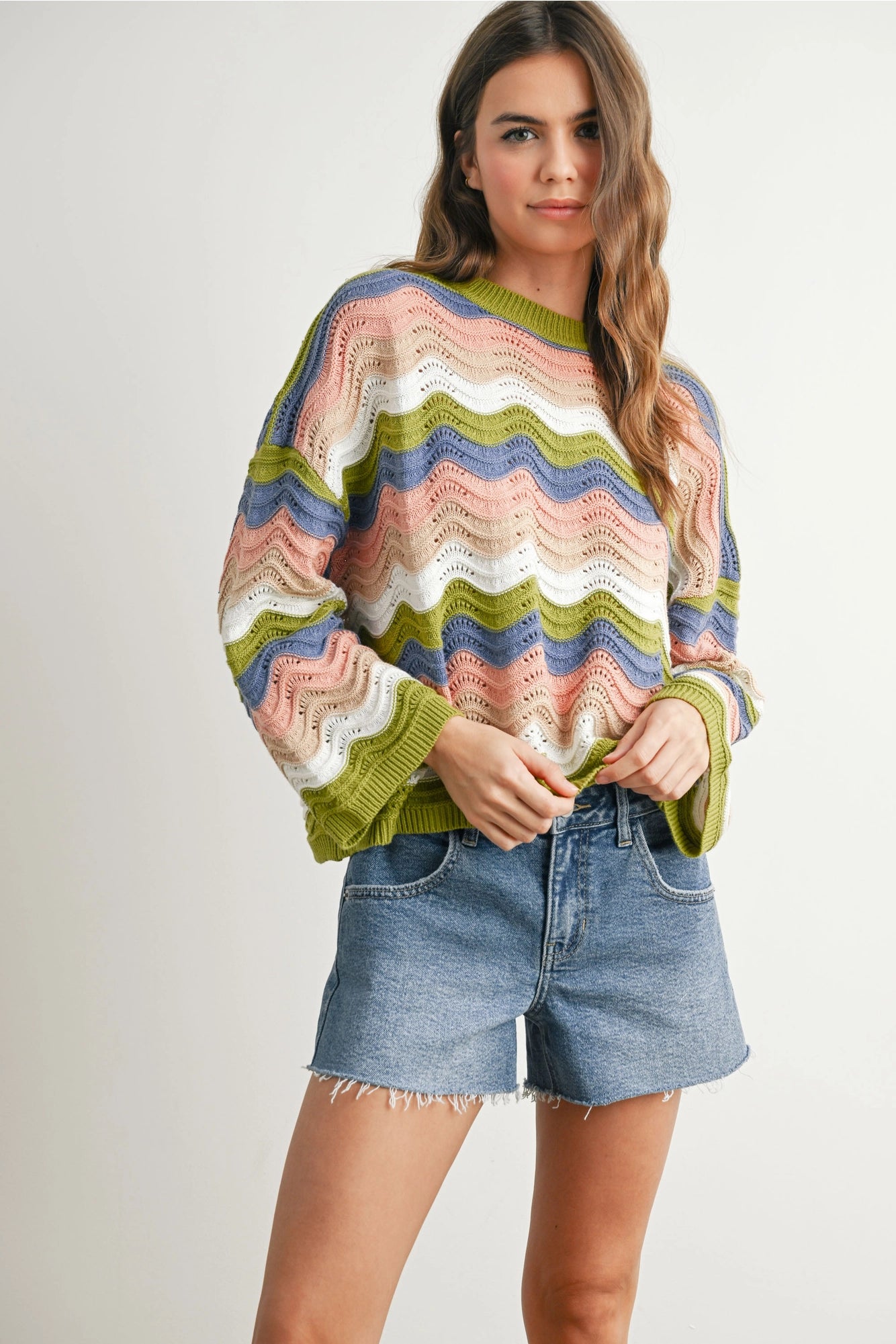 Coastal Breeze Colorblock Sweater