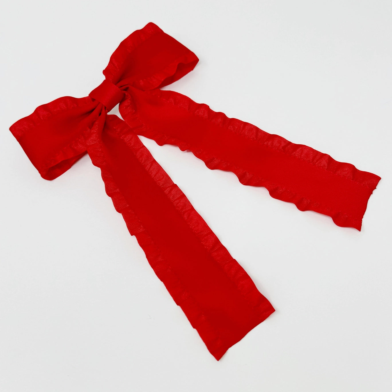 Red Hair Bow Clip