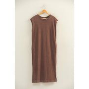 Soft Escape Midi Dress - Brown