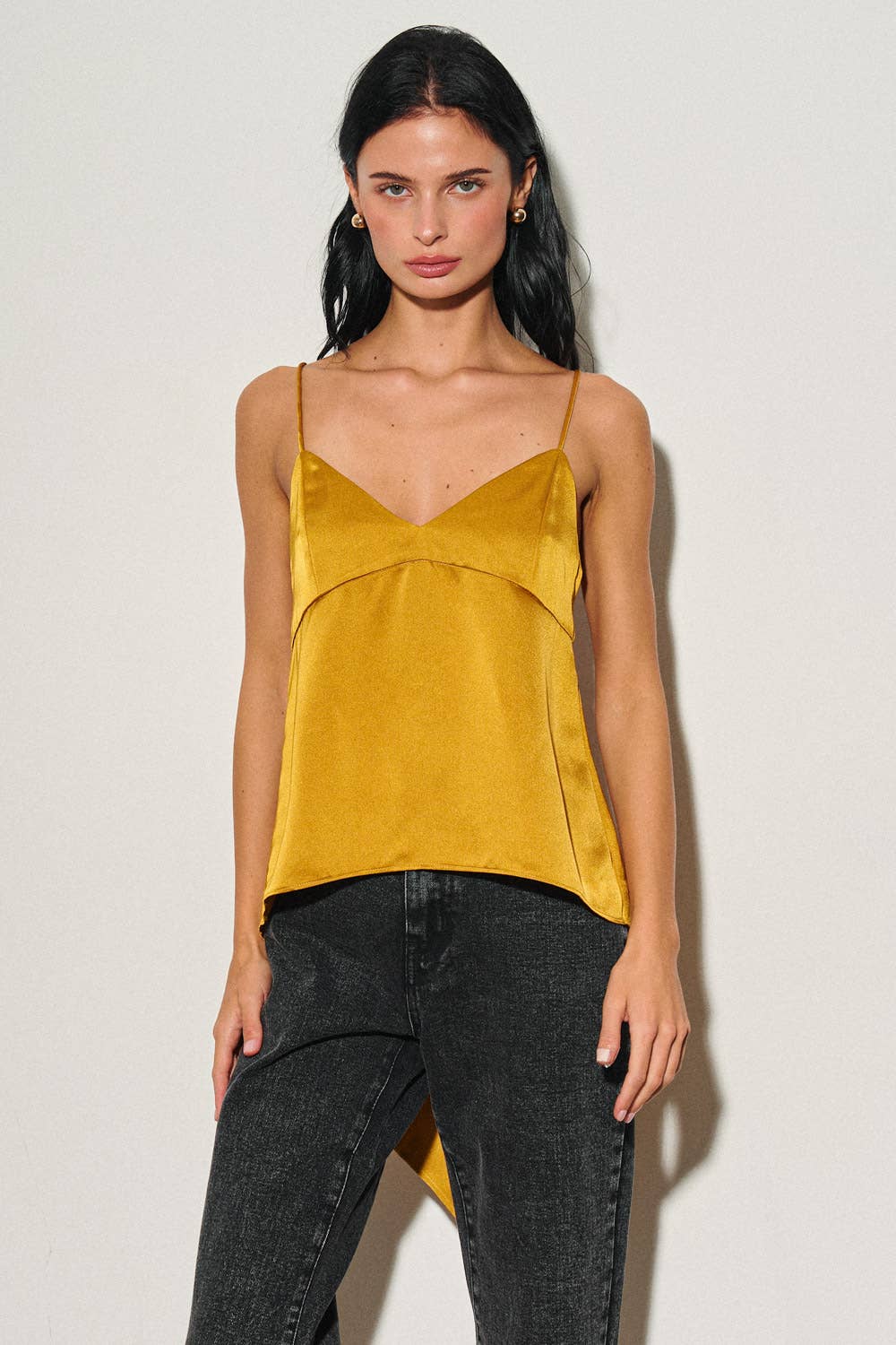 Gold Tie Back Cami