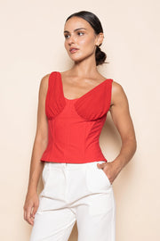 Rosé Lace Corset Top