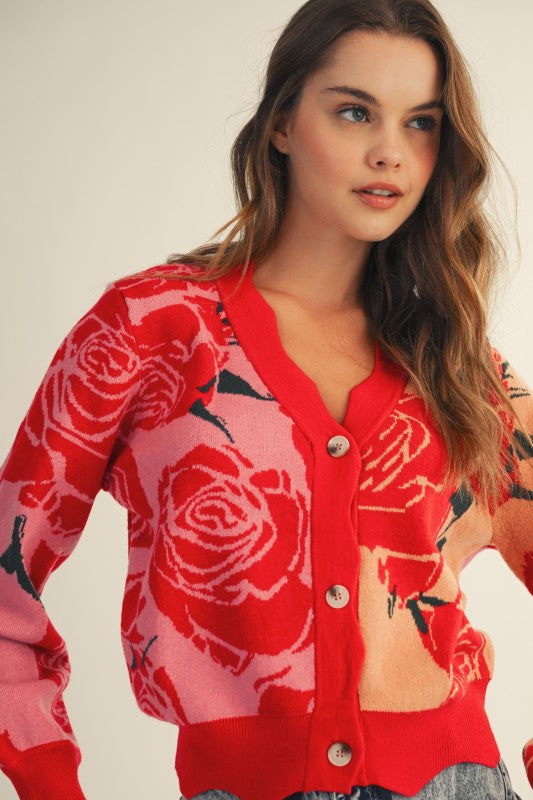 Rosé Garden Cardigan