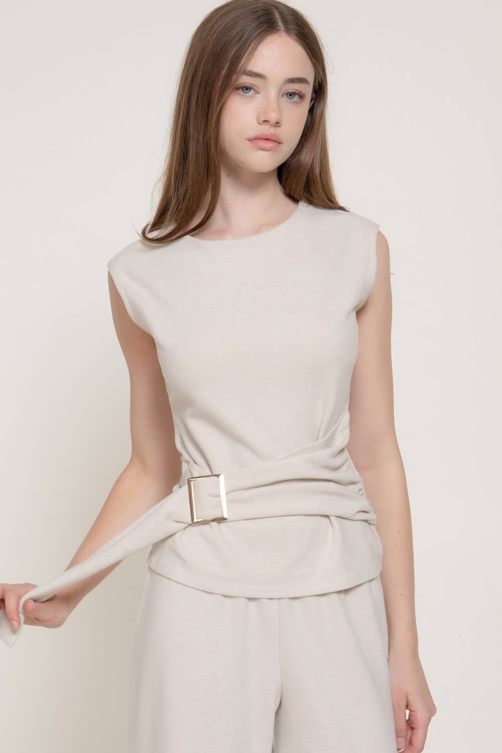Milan Cinched Sweater Top