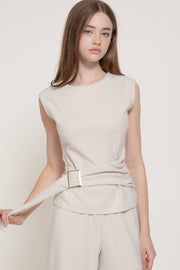 Milan Cinched Sweater Top